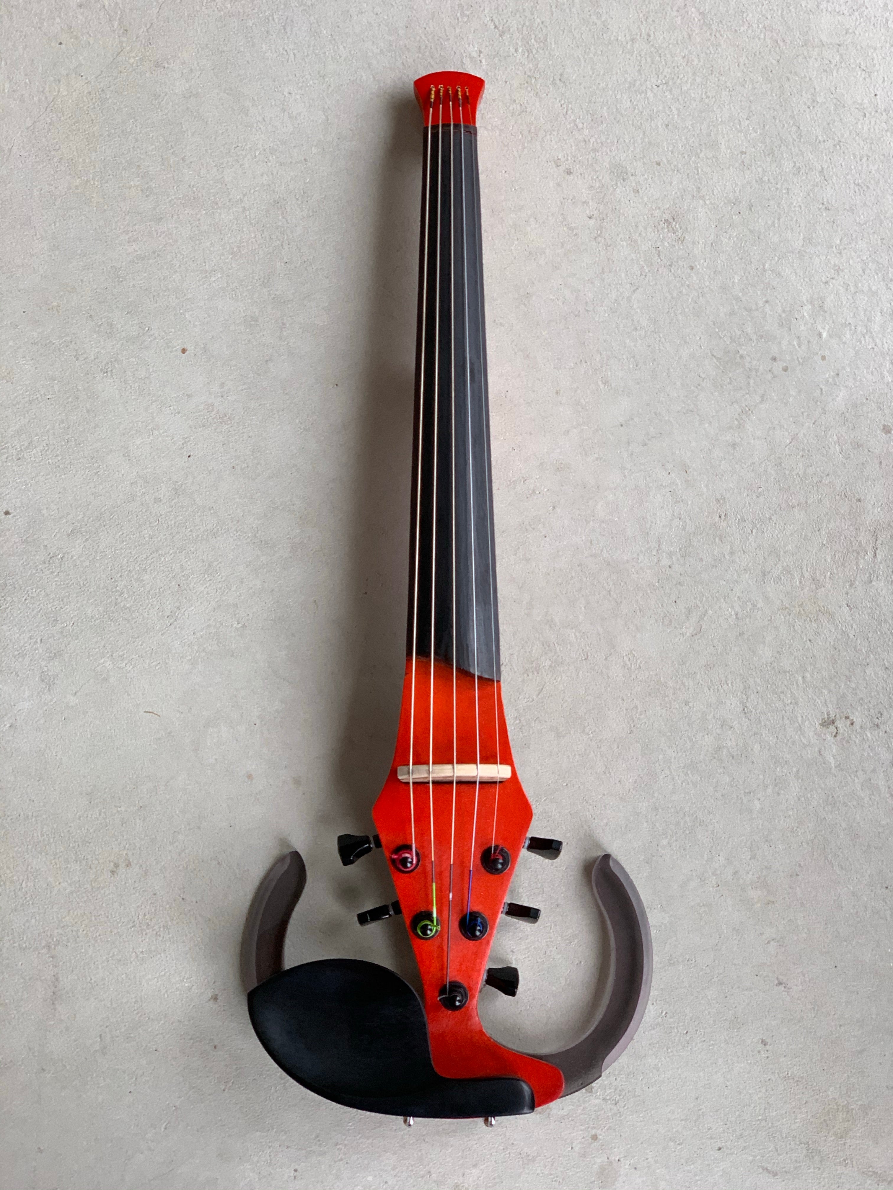 5 String Dragonfly Electric Violin - Red